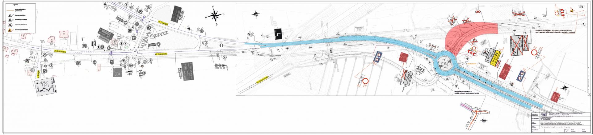 Rysunek Warszawska rondo